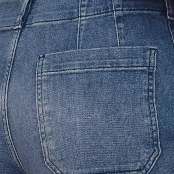 Maeve The Colette Crop High-Rise Wide-Leg Jeans by Maeve Size 27 - Picture 15 of 15